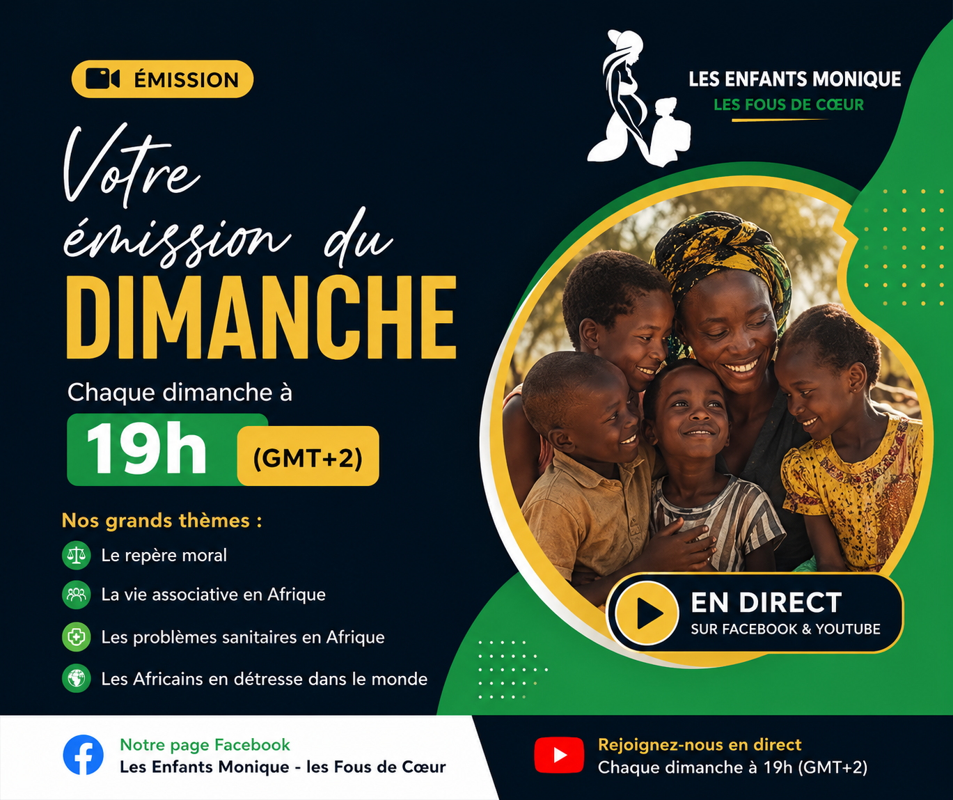 Émission du dimanche - Les Enfants Monique